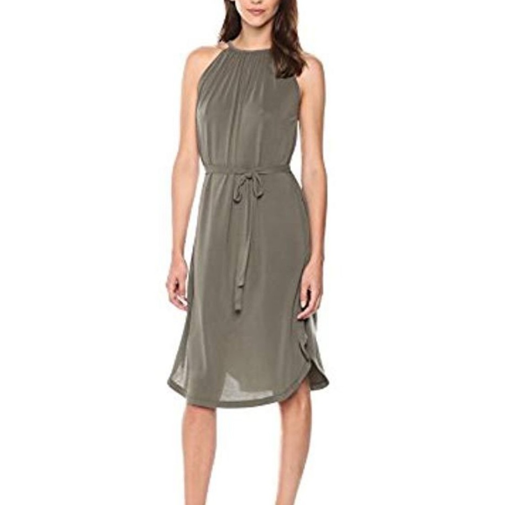 Lucky Brand Olive Halter Dress